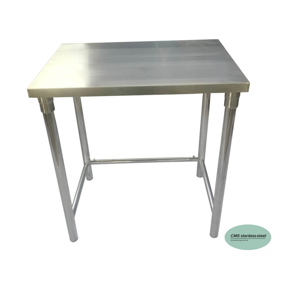 โต๊ะอเนกประสงค์ สแตนเลส CMS STAINLESS รุ่น CTA-507075A ความหนา 1 มม.ขนาด 50X70X75 ซม.